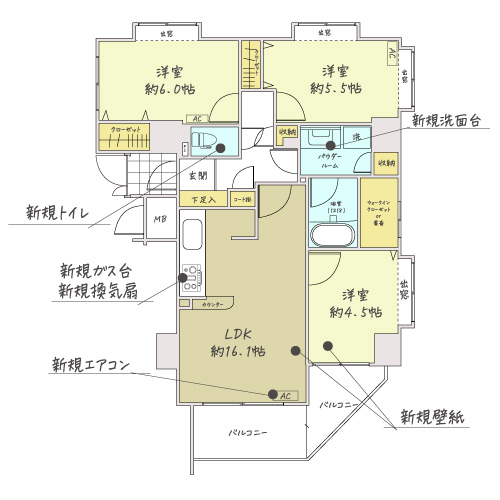 out-間取り