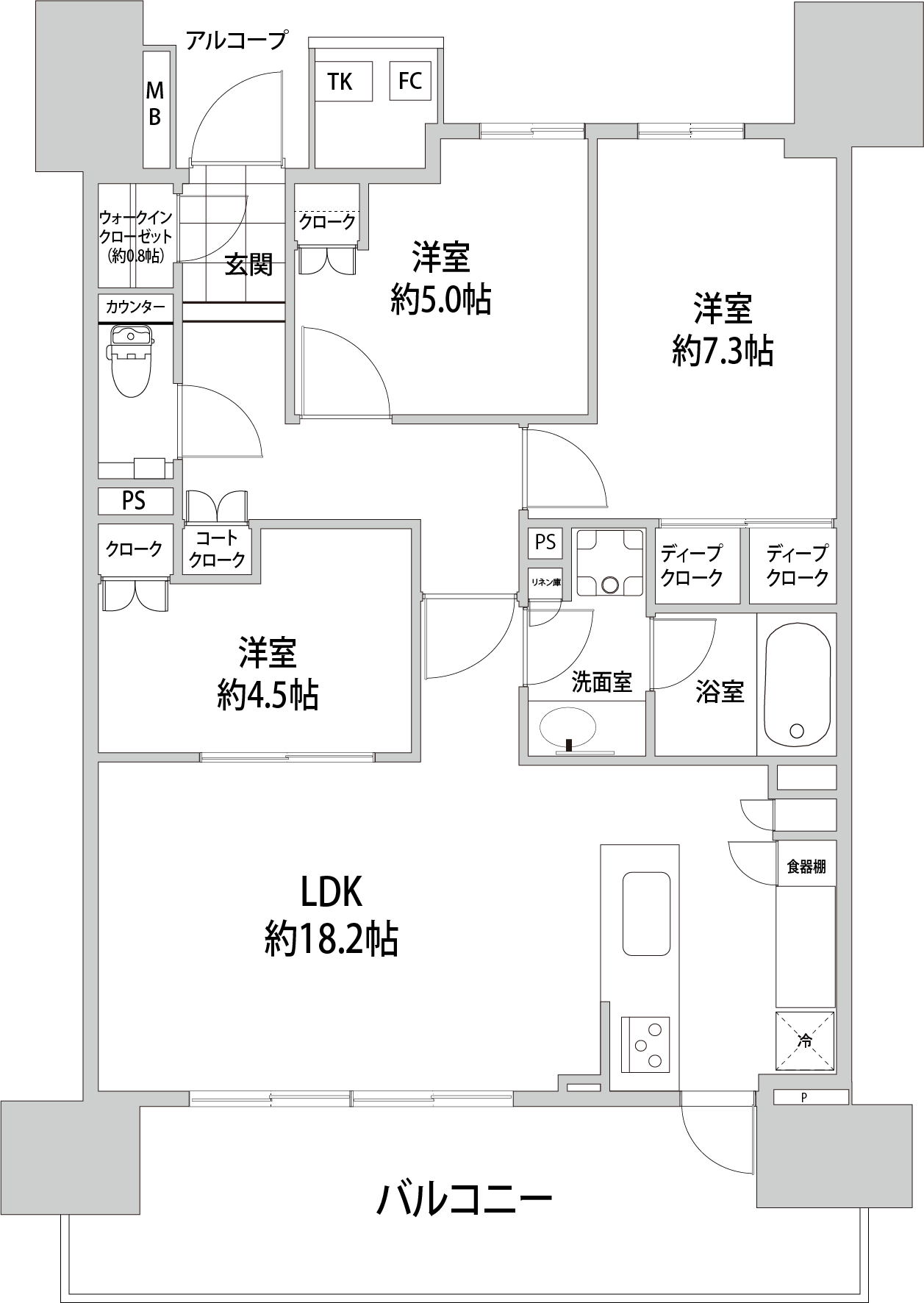 【決】間取り図_PARK_D棟606
